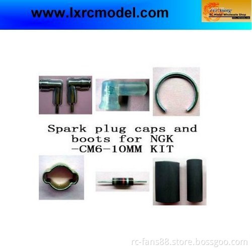 Spark Plug Caps and Boots for NGK-CM6-10MM Kit